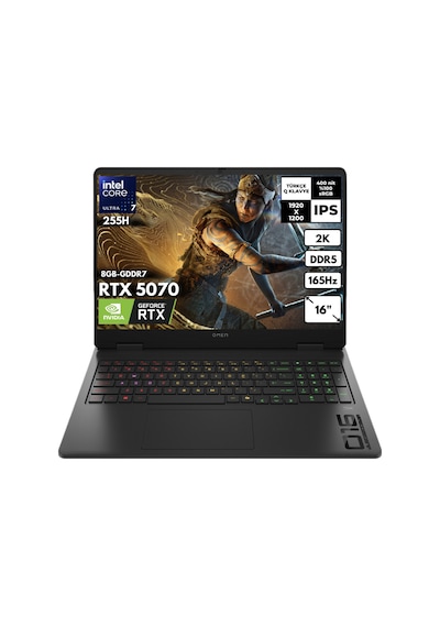 Hp Omen 16-am0005nt Ultra 7-255h 32-gbddr5 1 Tbssd Rtx5070 8gb-gddr7 16" 2k Wuxga Freedos Bq1y6eahmf1