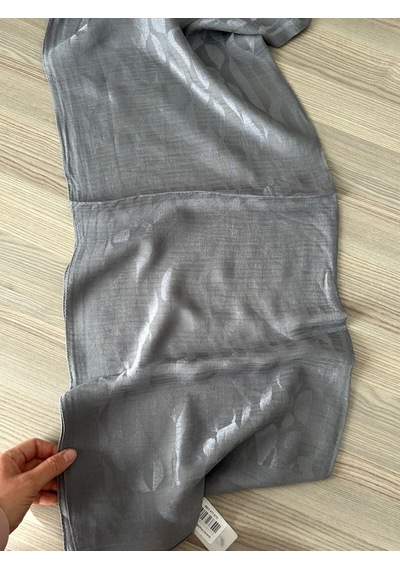 Noura Scarf Miora Şal Koyu Gri Çok Renkli