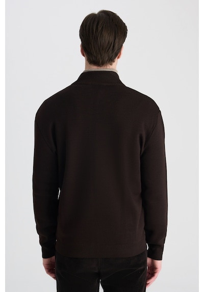 D's Damat Ds Damat Regular Fit Kahverengi Düz Triko/mont 5hc070631045m 201