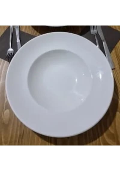 Konak Makarna Tabağı 30 Cm Hy Kütahya Tulu Beyaz
