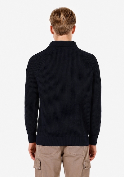 Colin's Colins Regular Fit Polo Yaka Erkek Lacivert Kazak Cl1070028 Q1.v2 Nav Lacivert