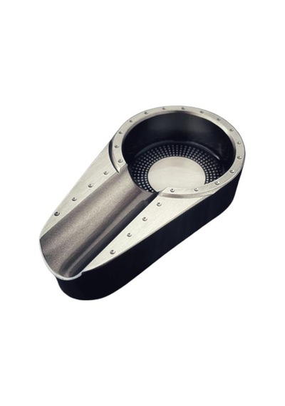 Pq Gümüş Gunmetal Porselen Tekli Puro Küllüğü - Tr7063