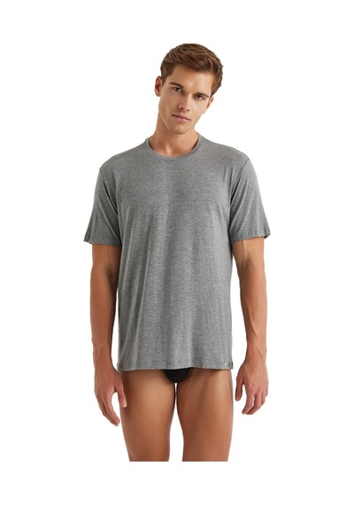 Blackspade Erkek T-shirt Silver 9306 - Gri Melanj