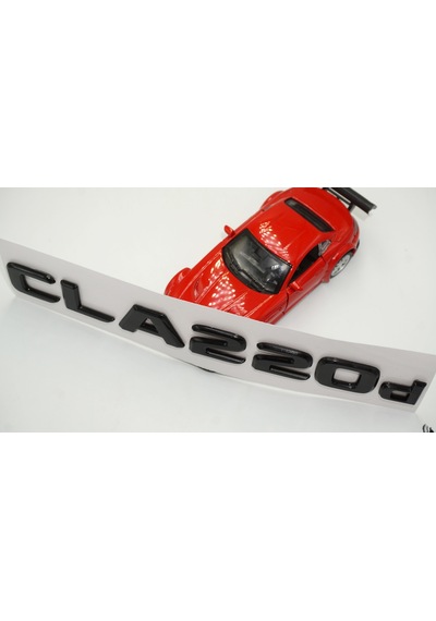 CLA 220d Bagaj Parlak Siyah ABS 3M 3D Yazı Logo
