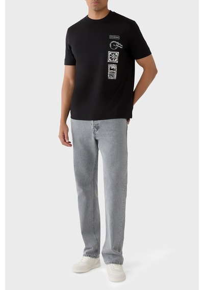 Emporio Armani Erkek T Shirt Em004994 Af24470 Uc001 Siyah Siyah