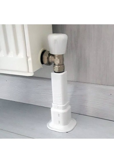 2 Adet Beyaz Kalorifer Petek Boru Gizleme Aparatı Kare