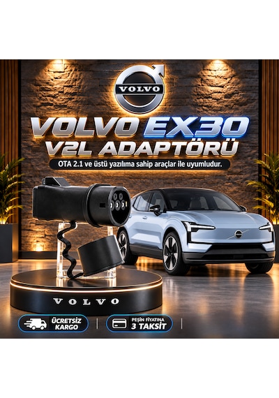 Volvo Ex 30 - V2l Adaptör Elektrikli Araç V2l-volvo Marka Araç