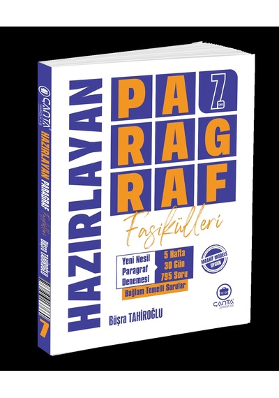 Çanta 7.sınıf Öğreten Paragraf Fasikül Yeni Maarif