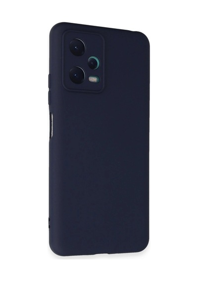 Xiaomi Redmi Note 12 5g Kılıf Nano İçi Kadife Silikon - Laci Lacivert