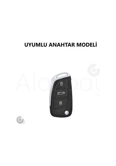 Peugeot 107 207 307 407 308 408 3008 5008 Tpu Anahtar Kılıfı Beyaz