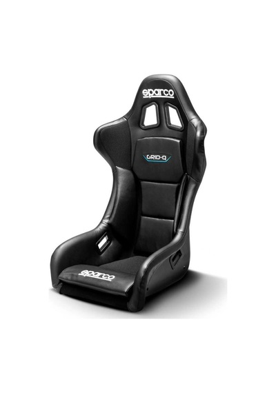 Sparco Grid Q Deri Yarış Koltuğu Fia Onaylı Siyah Siyah