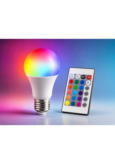 1 Adet Noas Yl95 9029 Led Ampul Rgb 9w Kumandalı E27 Duy