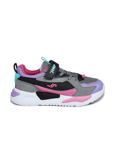 Jump 30058p Çocuk Sneaker Spor Ayakkabı Gri / Fuşe Gri - Fuşya