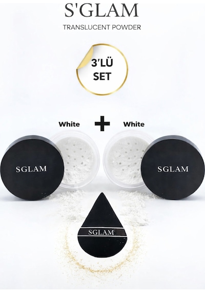 Pudra Seti Ve Pudra Süngeri White-white White-white Diğer