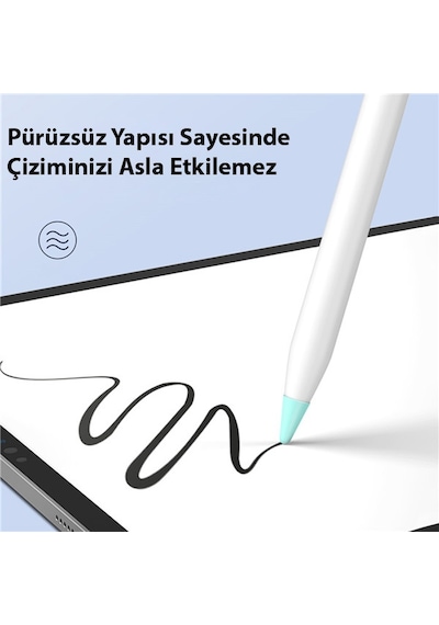 Dux Ducis Apple Uyumlu iOS Pencil İçin Renkli Kalem Ucu 10 Adet
