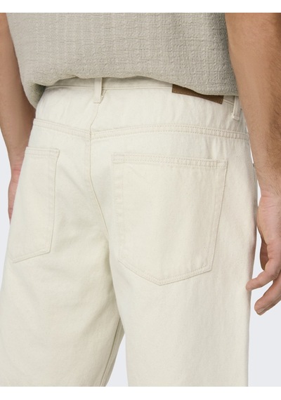 Only & Sons Onsedge Ecru 2044 Pım Dnm Shorts Noos Erkek Pembe Şort - 22032044