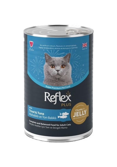 Reflex Plus Karışık Yetişkin Kedi Konservesi 400 Gr 12 Adet