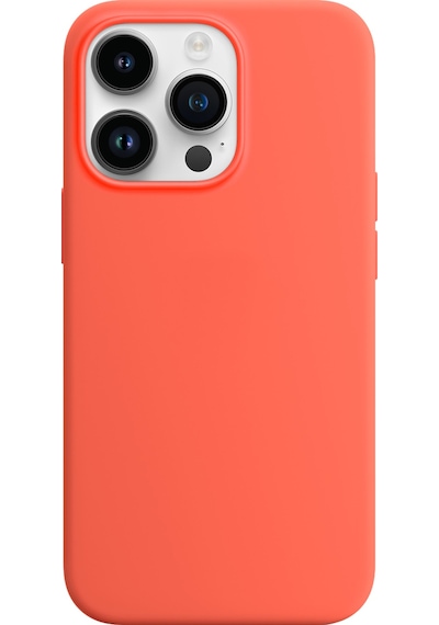Buff Apple Uyumlu iPhone 14 Pro Max Rubber Fit Kılıf Nektarin