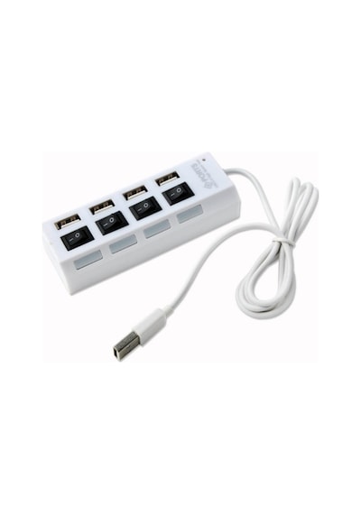 4 Port Usb 2.0 Hub Usb Çoklayıcı Anahtarlı Adaptörlü Çoğaltıcı (533634727)