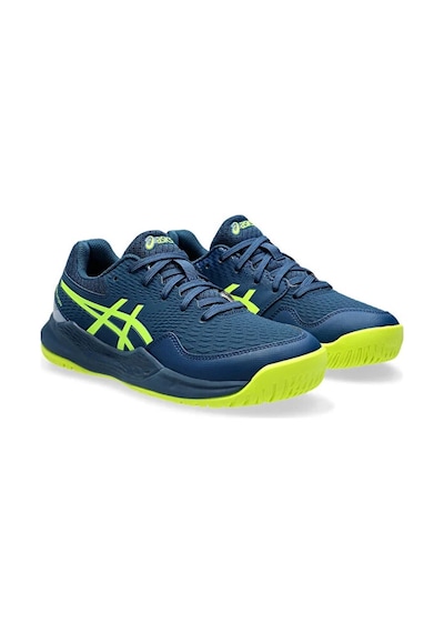 Asics Büyük Unisex Çocuk Lacivert Yeşil Tenis Ayakkabısı 1044a067-404 Karışık