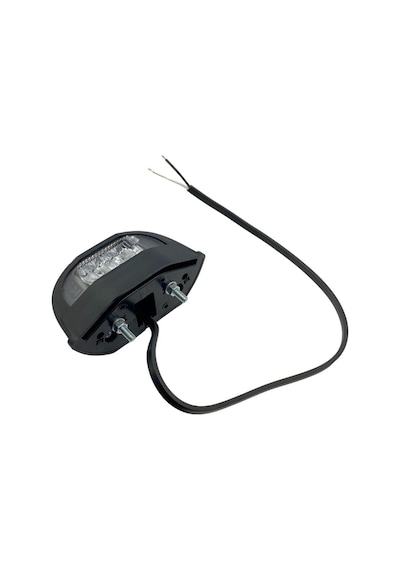Frıstom 12v-24v Plaka Lambası Ledli Ym Siyah 112 50 Mm E9