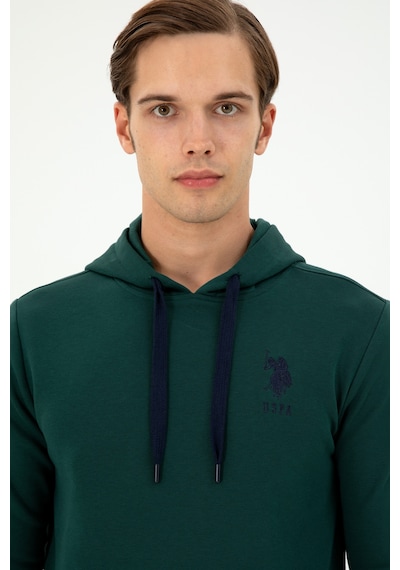U.s. Polo Assn. Erkek Koyu Yeşil Sweatshirt 50289059-vr079 Koyu Yeşil