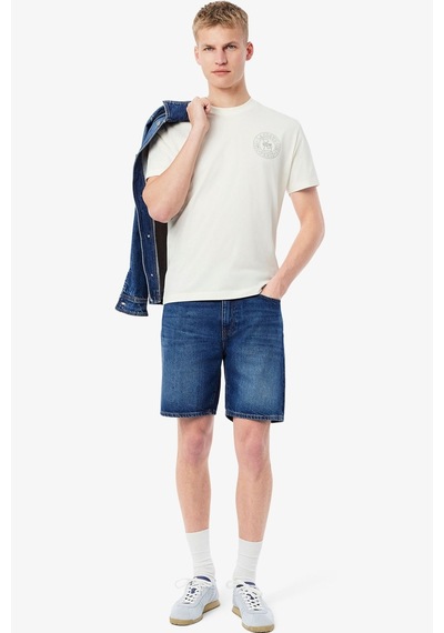 Lacoste Men's Straight Fit Denim Dark Blue Bermuda Jean Shorts Erkek Düz Kesim Bermuda Kot Şort Koyu Mavi Lacoste Men's Straight Fit Denim Dark Blue Bermuda Jean Shorts Erkek Düz Kesim Bermuda Kot Şort Koyu Mavi