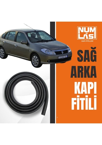 Renault Symbol 2.nesil Sağ Arka Kapı Fitili-a Kalite-numlas-nm7200
