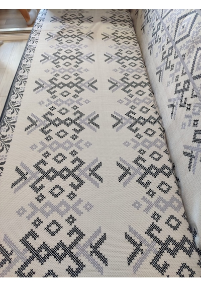 Koltuk Örtüsü Kaymaz Kilim Siyah