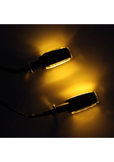 Motosiklet Led Sinyal Lambası Çift Taraflı Led Sinyal Lamba Seti 2 Li