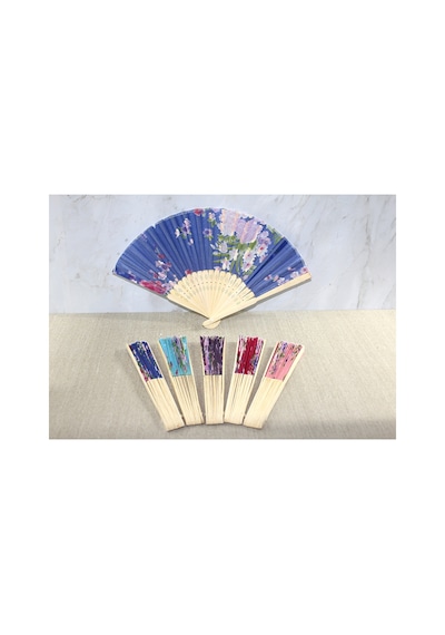 3 Adet Ahşap Yelpaze El Yelpazesi, Hand Fan, Wooden Fan, 21 X 36 Cm