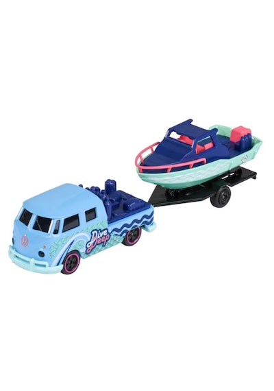 Majorette Volkswagen T1 Ve Tekne Trailer Model Araba