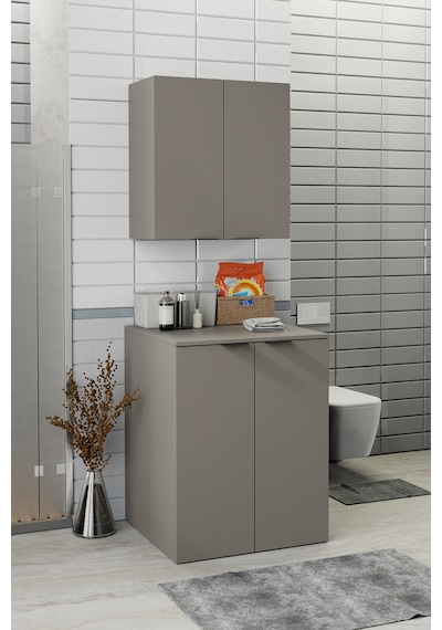 Biani Fix Arya Ve Loft Uyumlu Çamaşır Makinesi Dolabı Renk Latte Biani Fix Arya Ve Loft Uyumlu Çamaşır Makinesi Dolabı Renk Latte