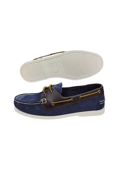 King Paolo King Shoes Lacivert Nubuk Kahve Deri Tımbırlent Ayakkabı King Paolo King Shoes Lacivert Nubuk Kahve Deri Tımbırlent Ayakkabı