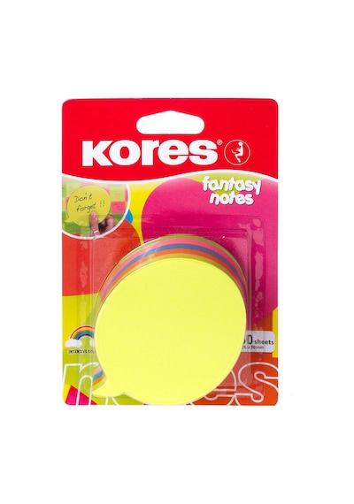 Kores N48707 Yapışkanlı Not Kağıdı Sprehblase, 70 X 70 Mm, 250 Yaprak