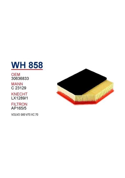HAVA FILTRESI VOLVO S60-V70-XC70-XC90 2.4 05 -  WH858 30636833