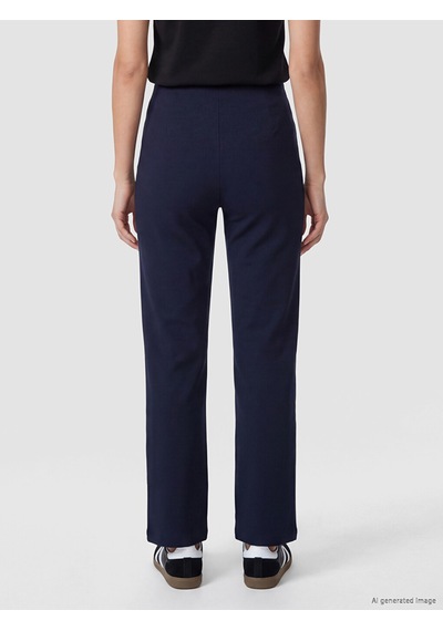 Lcwaıkıkı Classic Lacivert Beli Lastikli Soft Touch Kadın Pantolon