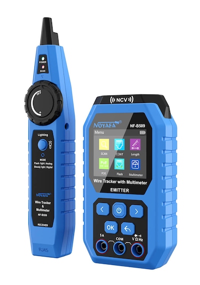 Noyafa Nf-b509 Dijital Multimetreli Kablo Test Ve İzleme Cihazı