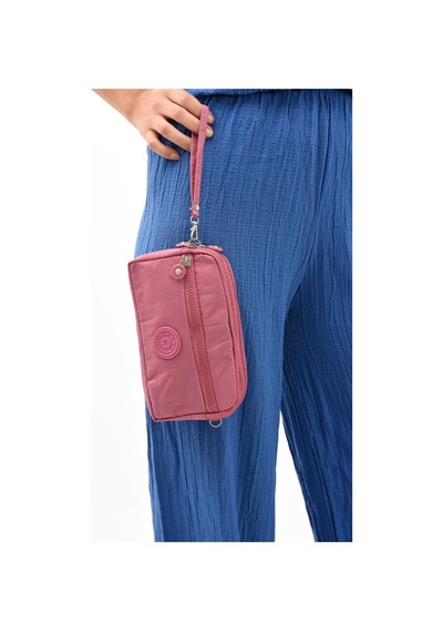 571 Collections Çapraz Askılı Üç Bölmeli Cüzdan Telefonluk Pembe Model: 571-15e - Pembe