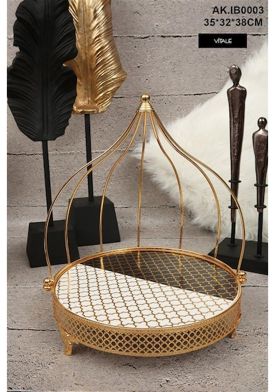 Vitale Lux Seramik Sunum Tepsisi 35x38 Cm Ak.ıb0003 Diğer