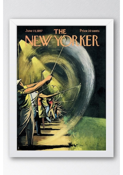 The New Yorker Çerçeveli Tablo June 15 1957
