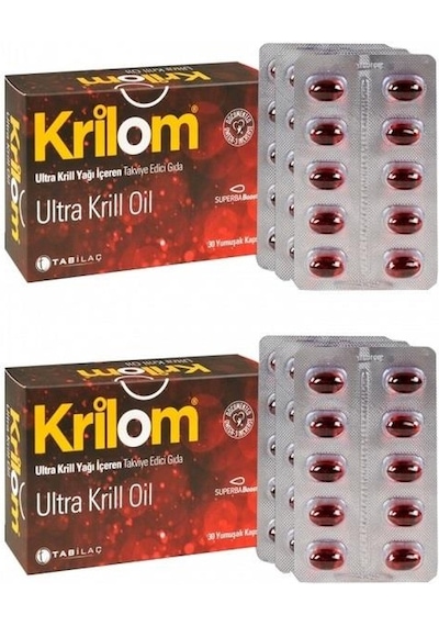 Krilom Ultra Krill Oil 30 Kapsül 2 Adet