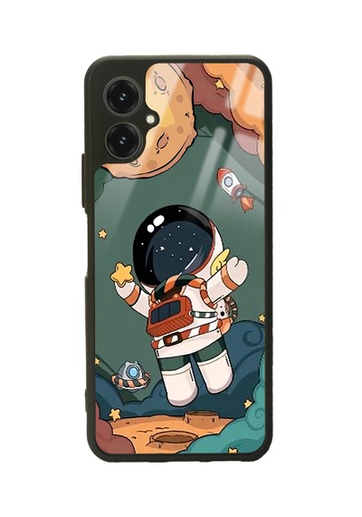 Omix X5 Anime Astronot Tasarımlı Glossy Telefon Kılıfı Çok Renkli