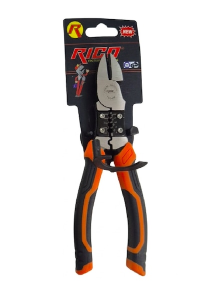 Rico 180mm Yankeski Multi Çok Fonksiyonlu Kablo Sıyırma Yan Keski Pense