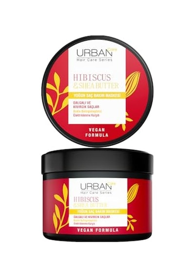 Urban Care Twisted Curls Hibiscus & Shea Butter Kıvırcık Ve Dalgalı Saçlara Özel Yoğun Saç Bakım Maskesi 230 Ml- Vegan