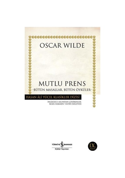 Mutlu Prens Bütün Masallar Bütün Öyküler Hasan Ali Yücel