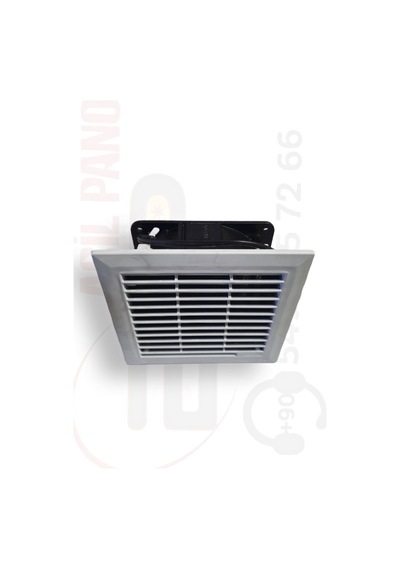 Rack Kabinet Fan Motoru 220v 120x120x38 Mm + Panjur 150x150mm