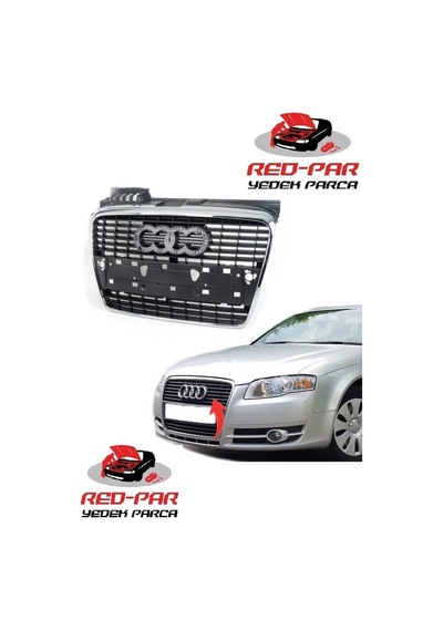 Audi A4 Ön Panjur Kromlu 2005-2008 8e0853651j