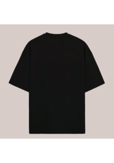 Noıssey Siyah 2 Li Siyah Unisex Çift Sevgili Kombin Kalp Kol Baskılı Bisiklet Yaka