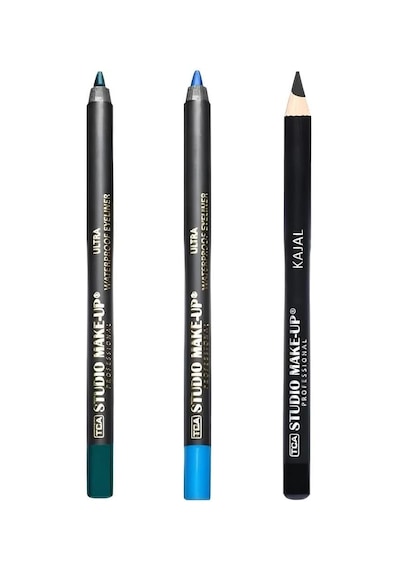 Make Up 3'lü Ultra Waterproof Eyeliner Göz Kalemi Seti Genel